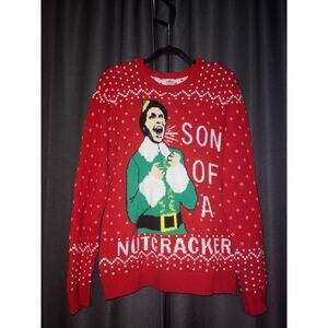 Ugly Christmas Sweater Xmas Size Medium Elf